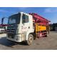 125mm Delivery Pipe Red Used Concrete Pump Truck With Reliable Performance