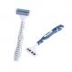 Disposable 5 Blade Shaver Cusomized Logo With Platinum Coated Cutting Edge