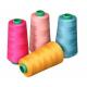 Recycled Spun Dyed Polyester Yarn Good Elasticity Excellent Seam Strength