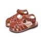 Real Leather Closed Toe Girls Stylish Kids Shoes