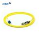 Duplex LC/UPC-FC/UPC Single Mode Fiber Patch Cord 3M PVC Yellow 0.2dB