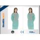 PP 22gsm Disposable Isolation Gown 115x127cm Elastic Cuff With Long Sleeve Gown