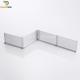 Matt Silver Skirting Board Profiles Wall To Floor Anodizing Surface