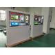 Standing Alone Outdoor Advertising Lcd Screens Kiosk 65 Inch Media Player For Bus Station