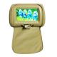 DC 12V 7 Inch Headrest Monitor , Car TV Screens Headrest With Copy Leather