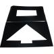 Parking Lot Symbol PVC Stencil Rectangle For Symbol Mark Printing Spurt Draw