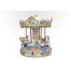 Recreation Park Carousel Kids Riding Carousel 40kg Seat Load Remote Contorl