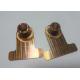 Customized deep drawn metal stampings in brass sheet with progressive die