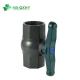 Pn16 3 Inch Gray Body PVC Octagonal Ball Valve with Green Handle Customized Request