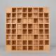 100mm Thick Wood Acoustic Diffuser Panels E1 Grade For Sound Clarity