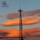 Vertical Monopole Telecommunications Tower Antenna Lattice Angle Steel