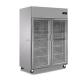 Refrigerator Chiller Upright Stainless Steel Refrigerator Two Doors Deep Freezer Commercial
