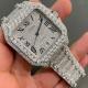 VVS1 Moissanite Bust Down Watch Royal Oak Luxury Diamond Watch 31 Carats