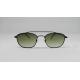 Classic Lennon Square Polarized UV 400 Protection Sunglasses with Vintage Circle
