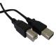 Usb Cables For Data Transmission USB Transfer Cables With Black Outer PVC Moled
