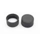 Black PP Plastic Screw Caps 24mm Capacity With High Sealing Performance