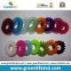 Small Size Colorful Plastic Spiral Wrist Strap for Hair Using