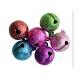 wrinkle colorful Brass bell, metal jingle bell for Christmas decoration supplier from China factory