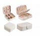 H001 Small Jewelry Box Gift Flannelette Packaging Box Jewelry portable