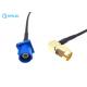 RG174 Fakra To Right Angle SMA Male Connector RF Coaxial Cable Assembly