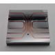 Copper Pipes Bonded Fin Heat Sink Aluminum Skiving Burried OEM For Locomotives