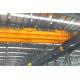 100t Double Girder Overhead Crane EOT Crane Yellow Color for Factory