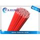 7mm 8mm Pultruded Fibre Glass Rod For Driveway Road Marker Stakes Orange