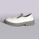Embossed Leather  Brand Safety Shoes White Upper Slip Resistant Worker Men Action PU Outsole
