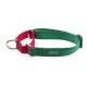Custom Green 1.5 Inch 2 Inch Wide Nylon Dog Collars With Metal Buckle