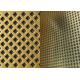 Gauge 3 To 36 Perforated Metal Mesh Copper Brass For Decoration