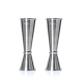 Factory Direct custom  barware tools 30/60ml measure cup stainless steel cocktail bar double jigger