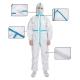 Non Woven Full Body Disposable Protective Suits Isolation Clothing