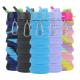 2022 Hot Sale Sport Recycle Drink Collapsible Foldable Silicone Water Bottle Outdoor Sports Drink Bottle