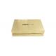 Cardboard Magnetic Book Shaped Box Glossy Gold Paper Hair Extension Packaging