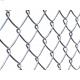 Hot Dipped Galvanized Custom Wire Mesh Easily Assembled Chain Link Fence For Sports Field