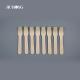Custom Biodegradable Disposable Cutlery Wooden Compostable Flatware 140mm