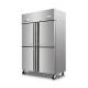 Commercial Refrigerator Double Temperature Freezer And Chiller Stainless Steel Refrigerator