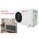EVI R32 220V Air To Water Heat Pump Monoblock For Radiators Heating Super Low Temperature