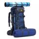 Blue 60L Waterproof Camping Backpack BSCI Mountain Climbing Backpack