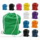 RPET Polyester Drawstring Backpack , Silkscreen Rotogravure Drawstring Polyester Bag