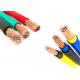 Colored Single Cable PVC Insulation Wire IEC60227 With Rigid Conductor