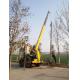 Pole Erecting With Hydraulic Mini Auger Pile Drilling Machine