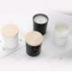 EN15493 Black White Aromatherapy Soy Aroma Home Candle 5Oz With Wooden Lid