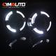 Crystal LED Projector Shrouds 3 Inch Car Light Halo Ring Cover