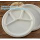 Eco-Friendly biodegradable compostable sugarcane bagasse 7inch food plate,disposable bagasse sugarcane plate 9inch pack