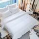 Hotel linen wholesale supplies 100% cotton jacquard bed bedding set hotel quilt