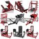 Gym Fitness Equipment Iso-Lateral Seated 40 Degree 45 Degree Vertical Leg Press / Hack Slide exercise machine