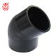 Butt Welding Hdpe Bend Pipe Fittings , 45 Degree Elbow  Plastic Material
