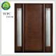 Composite Dual Glass WPC Sliding Door Residential PVC laminted Surface Finishing