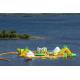Customized Inflatable Water Park Equipment Bay Gardens Splash Island Water Park